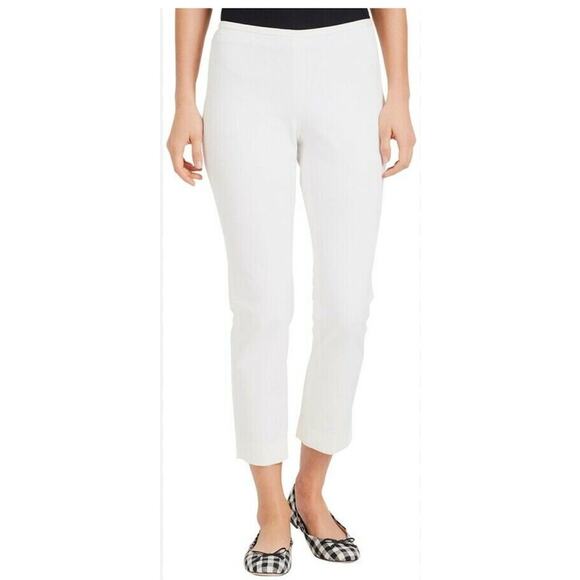 J.McLaughlin Dock Capri Pants Sz 0 Raspberry Pink Bi-Stretch – NWOT - Picture 1 of 5